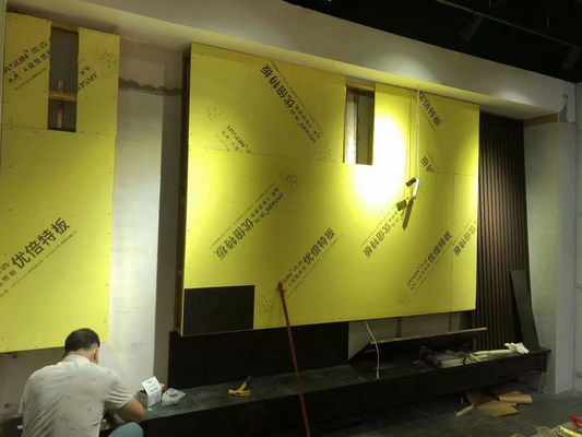 Guter Preis Sich verjüngendes Rand-Fiberglas stellte Gipskarton, Gips 12,5 Millimeter-Fasergipsplatte Soem gegenüber Online