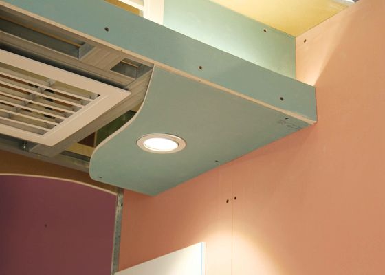 Einfache Installation Gipsplatte 4x8ft 12mm für Handelsgebäude Trennwand und Schalldämmung