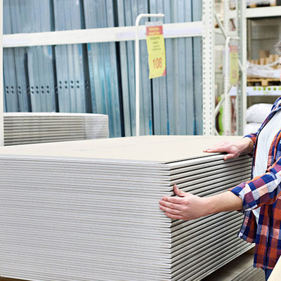 Spotwaren1200x2400mm Abnutzungsbeständigkeit Gipsplatte Formen regelmäßige Widerstand Plasterplatte
