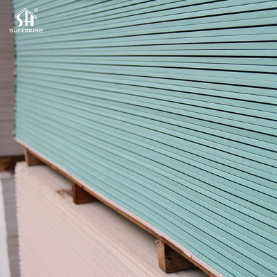 Guter Preis 12.5mm Grüne Gipsplatte 4x8ft für Innenwände Online