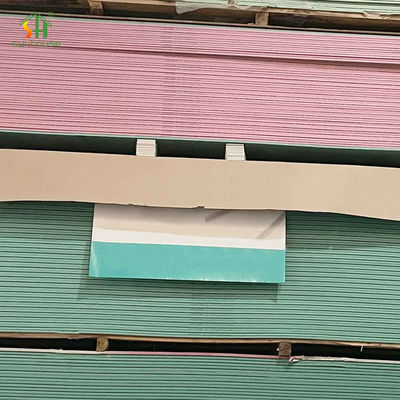 Guter Preis Feuerbeständige Gipskartonplatte 4x8ft 9mm für Innenwände Online